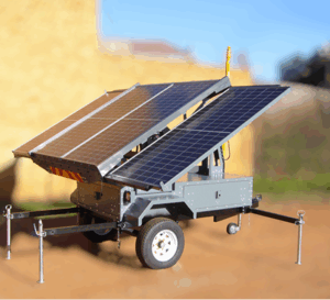 Grey Mobile Trailer